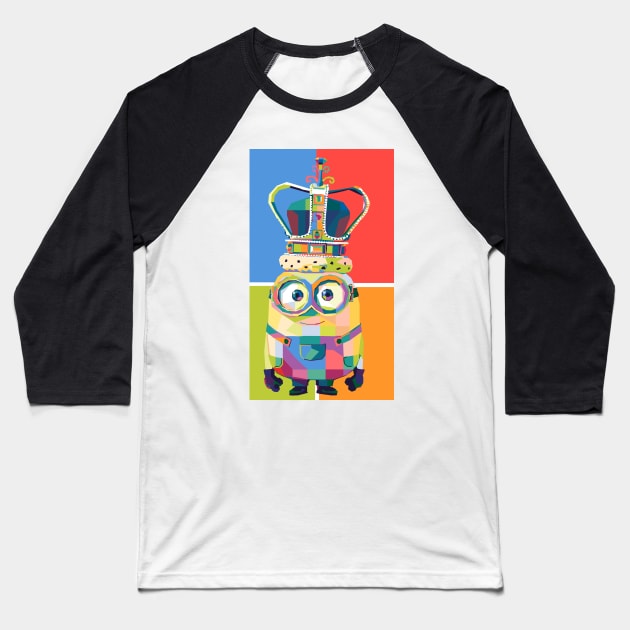 Minions King Bob Edition Baseball T-Shirt by wpapkoo